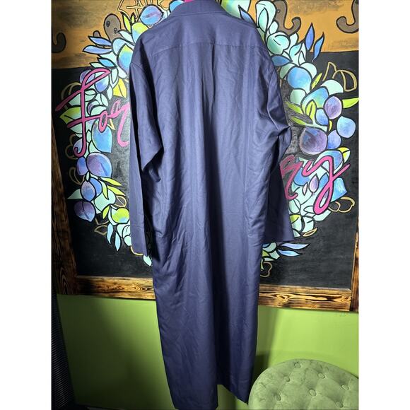Men’s LS Robe Thobe, Navy, One Size OS - Picture 3 of 4